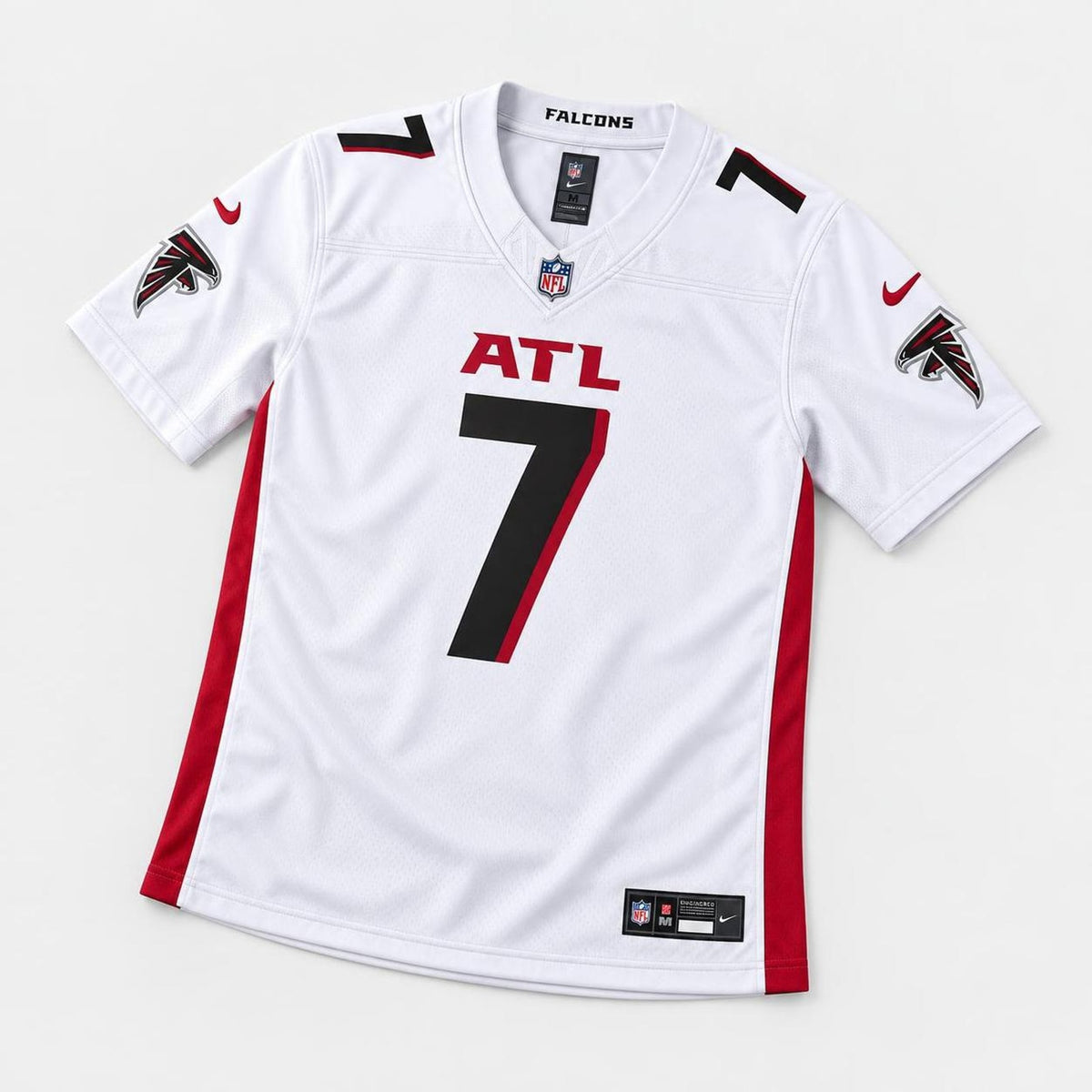 Robinson 7 Atlanta White Football Jersey - 5