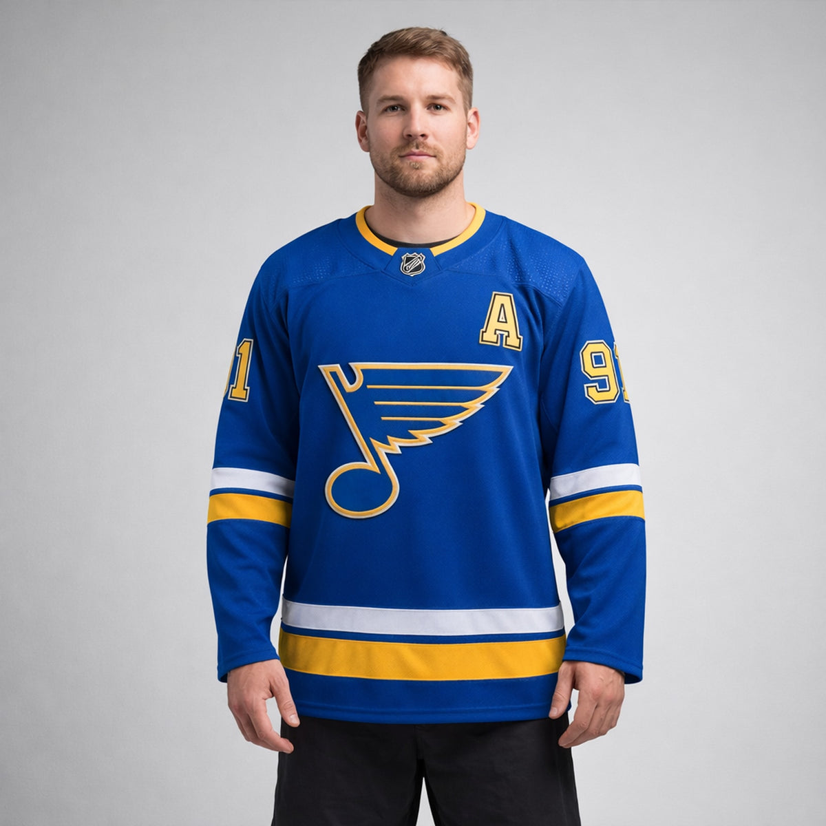 Tarasenko 91 Blues Hockey Jersey - 3