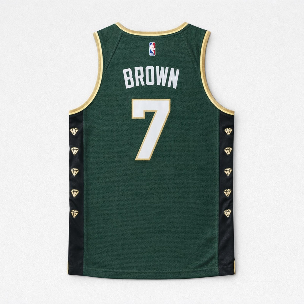 Brown 7 Celtics Basketball Jersey - 2