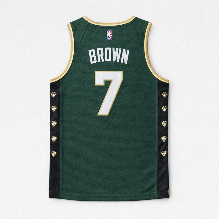 Brown 7 Celtics Basketball Jersey