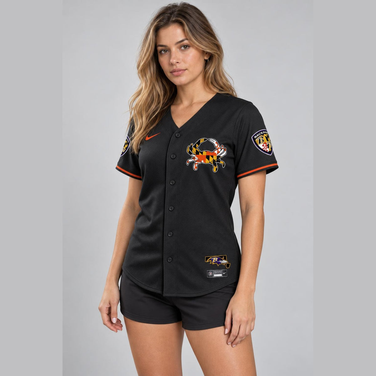 Baltimore Bird Baseball Jersey - Custom Name and Number - 10