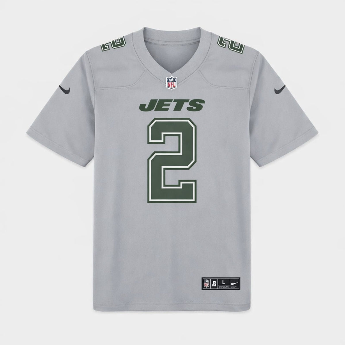 Wilson 2 New York Football Jersey Gray - 1