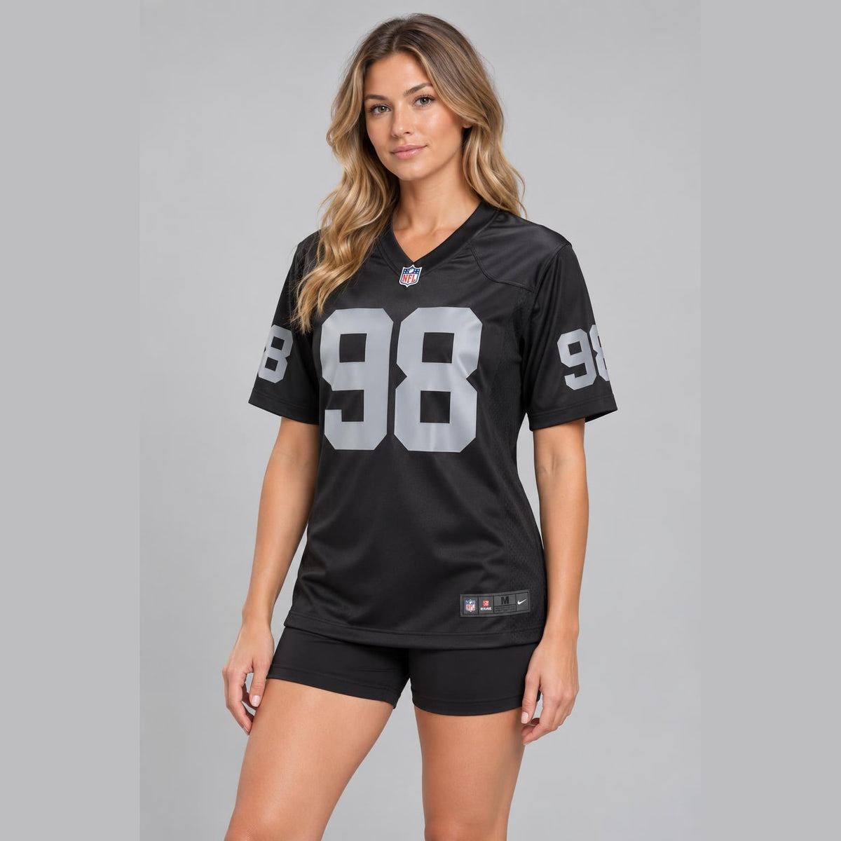 Crosby 98 Raiders Football Jersey - 5