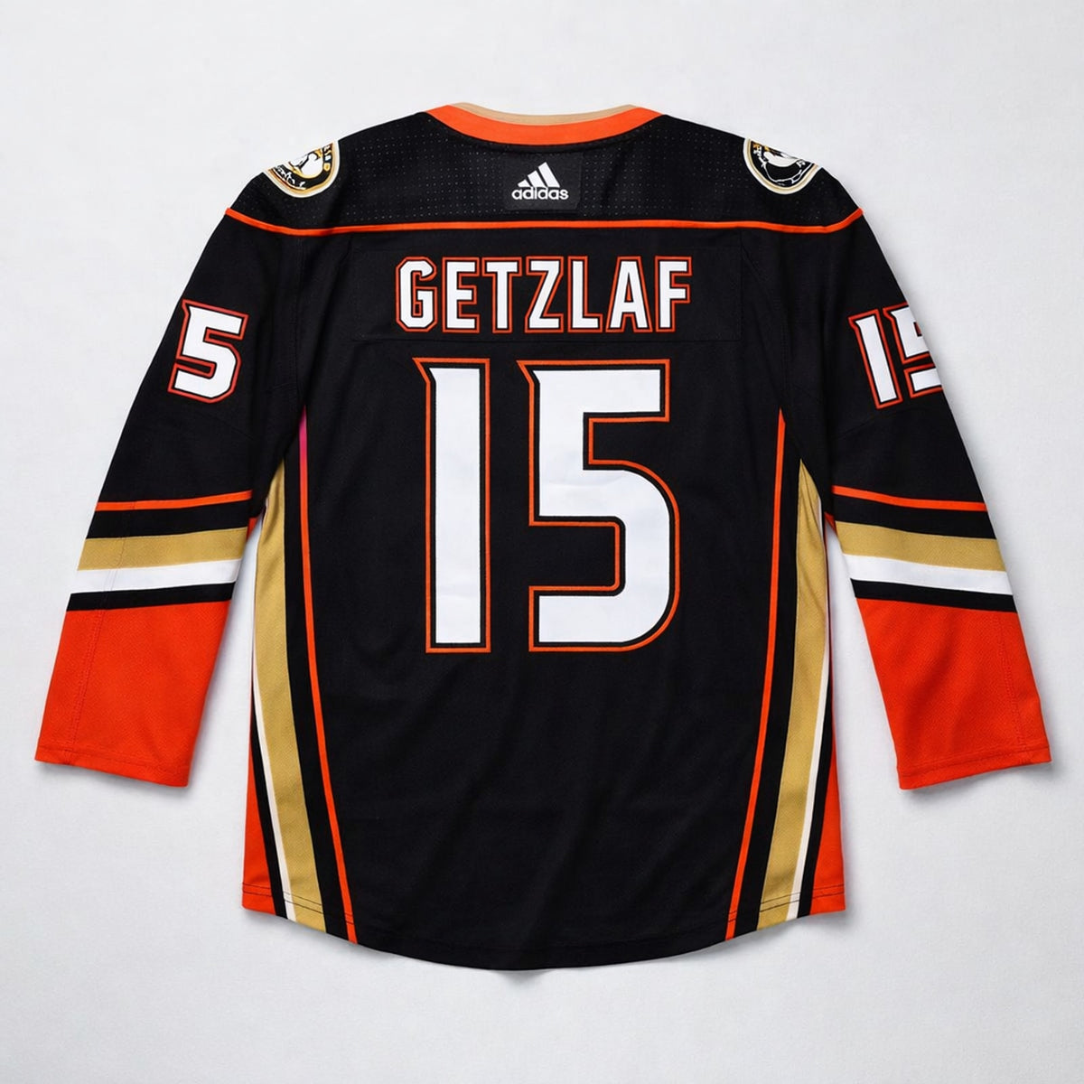 Getzlaf 15 Anaheim Ducks Black Hockey Jersey - 2