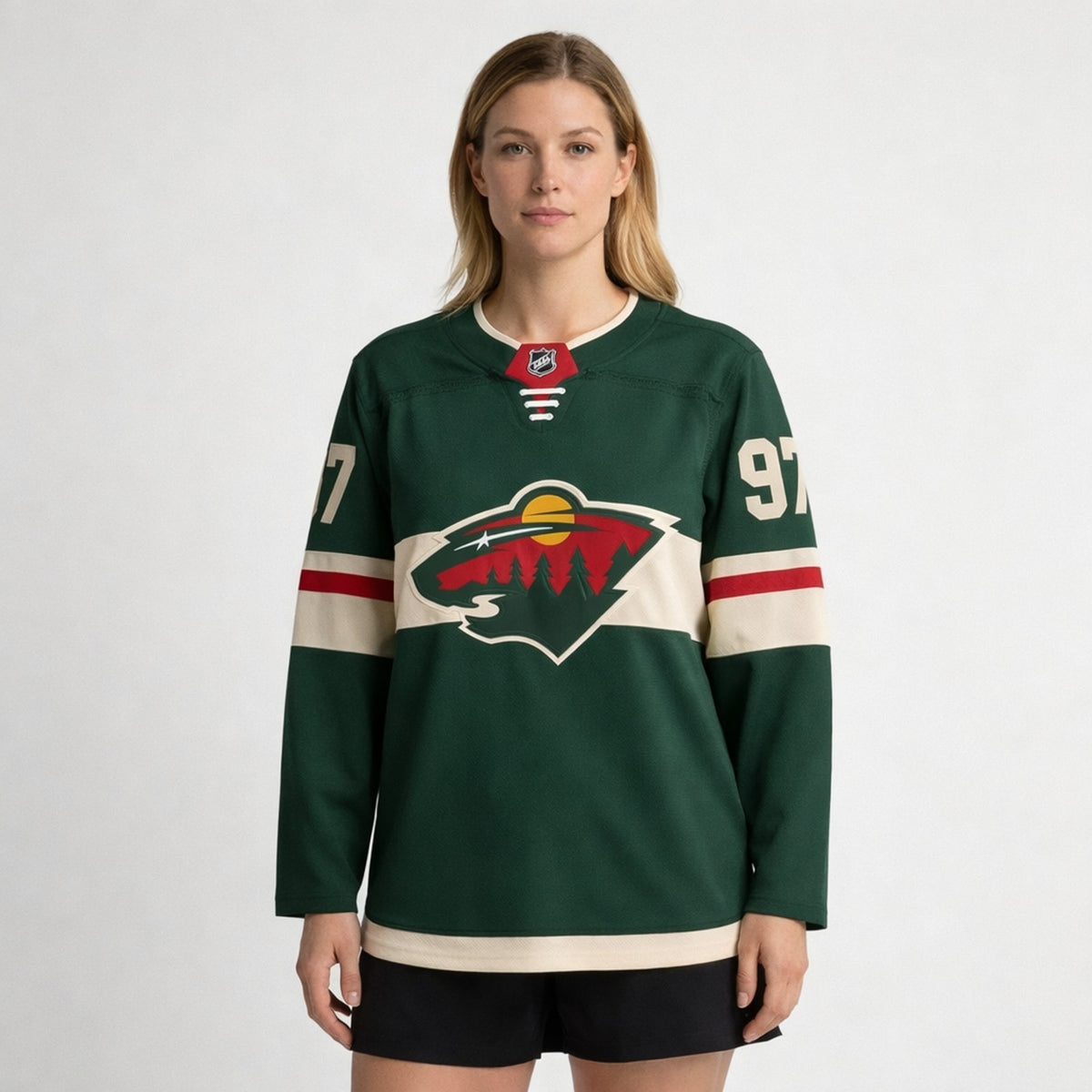 Kaprizov 97 Minnesota Wild Green Hockey Jersey - 5