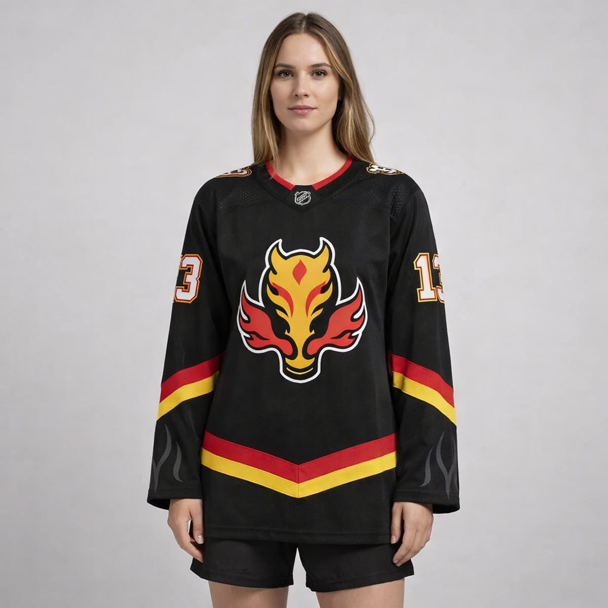 Gaudreau 13 Calgary Flames Hockey Jersey - 5