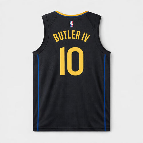 Butler IV 10 Golden State Black Basketball Jersey - 2