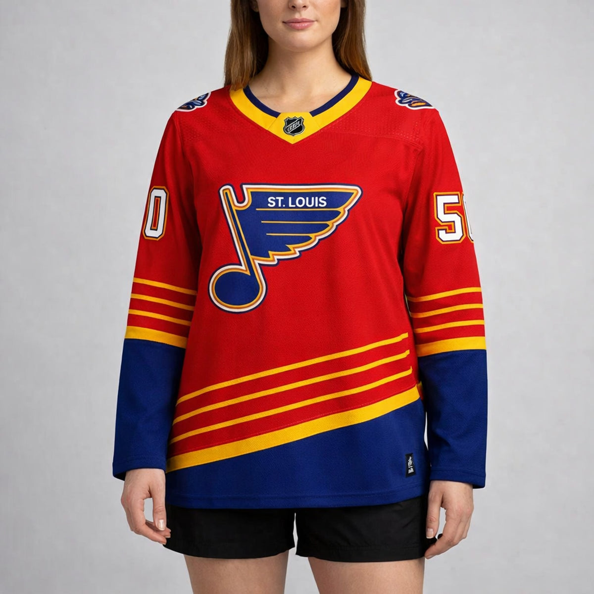 Binnington 50 St. Louis Blues Hockey Jersey - 5