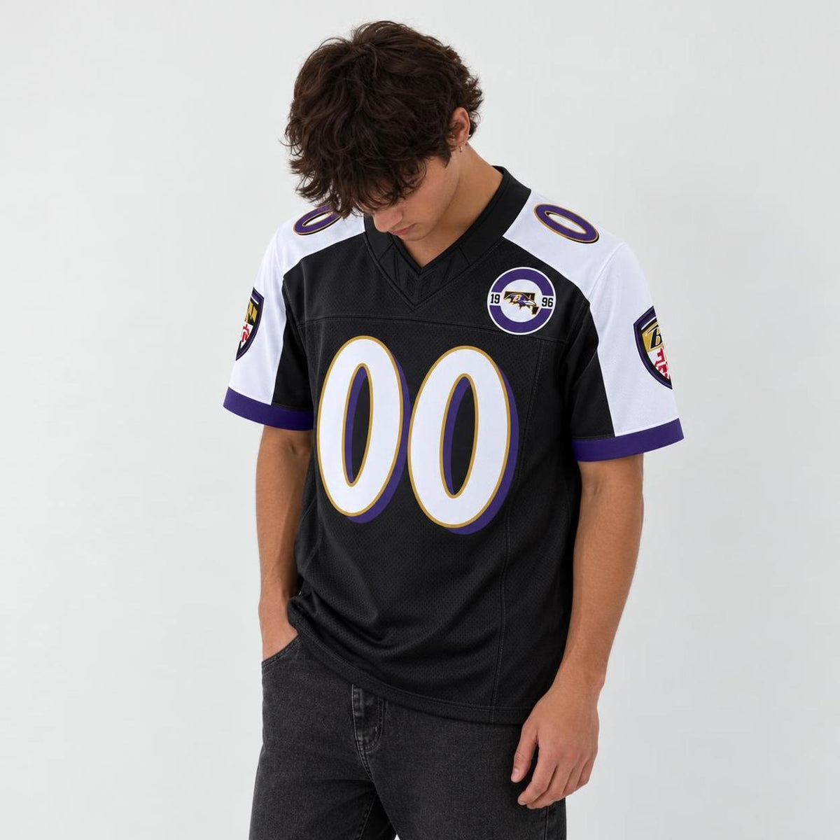 Baltimore 1996 Football Jersey - Custom Name and Number - 3