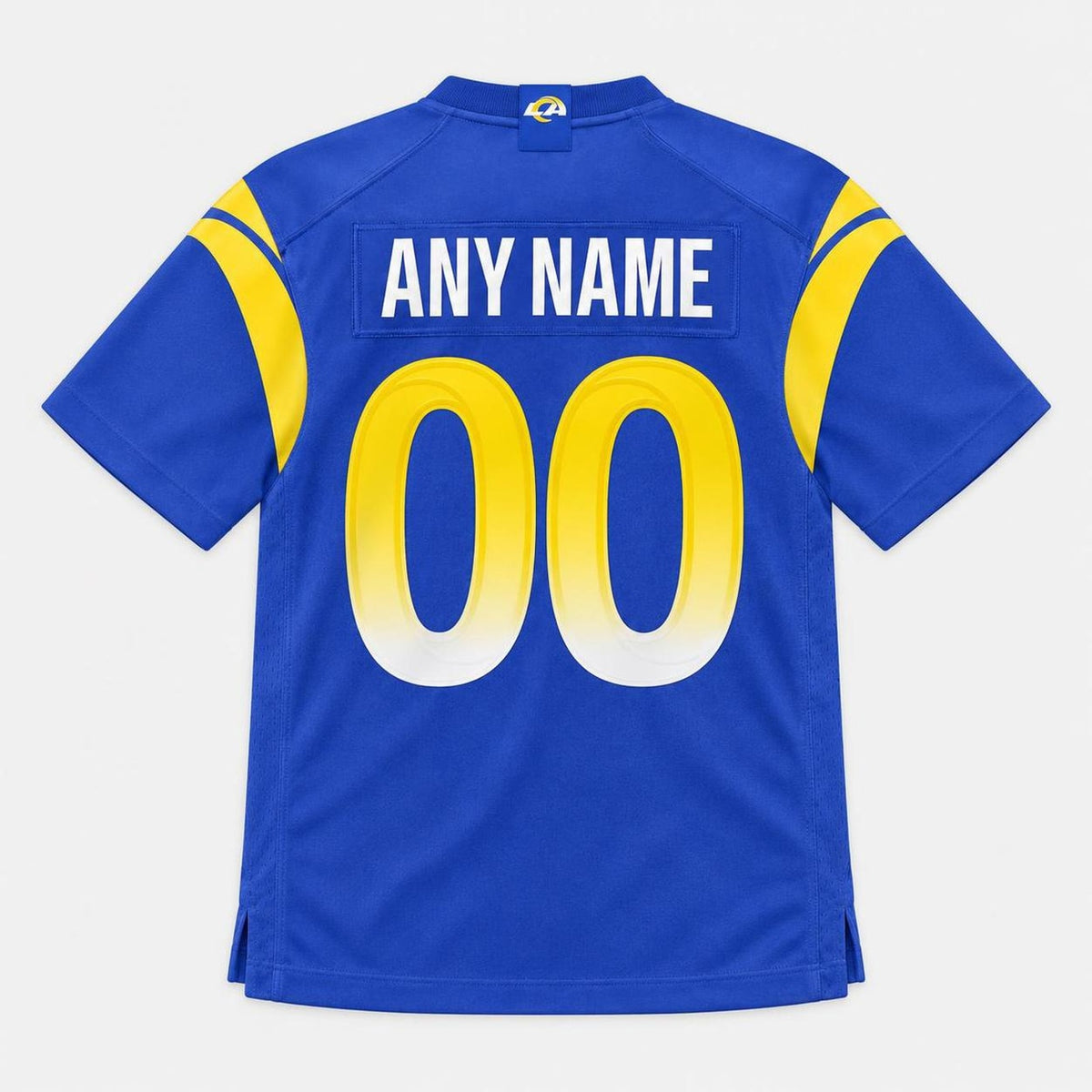 Royal Blue Rams Football Jersey – Custom Name and Number - 3
