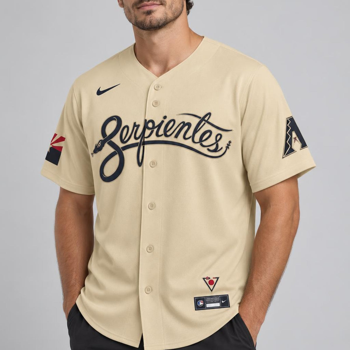 Peralta 6 Serpientes Baseball Jersey - 3