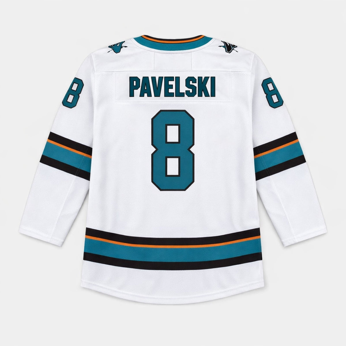 San Jose Sharks White Ice Hockey Jersey - 2