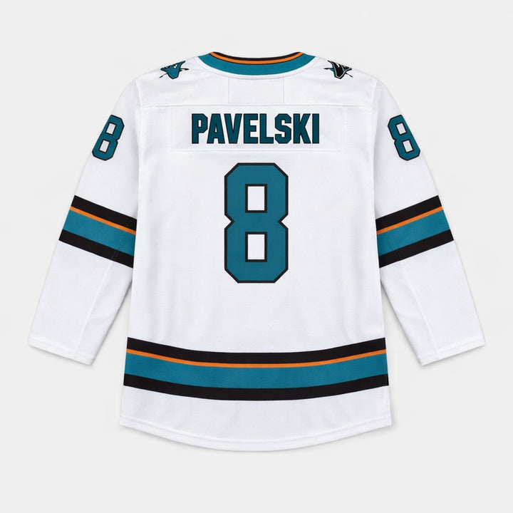 San Jose Sharks White Ice Hockey Jersey