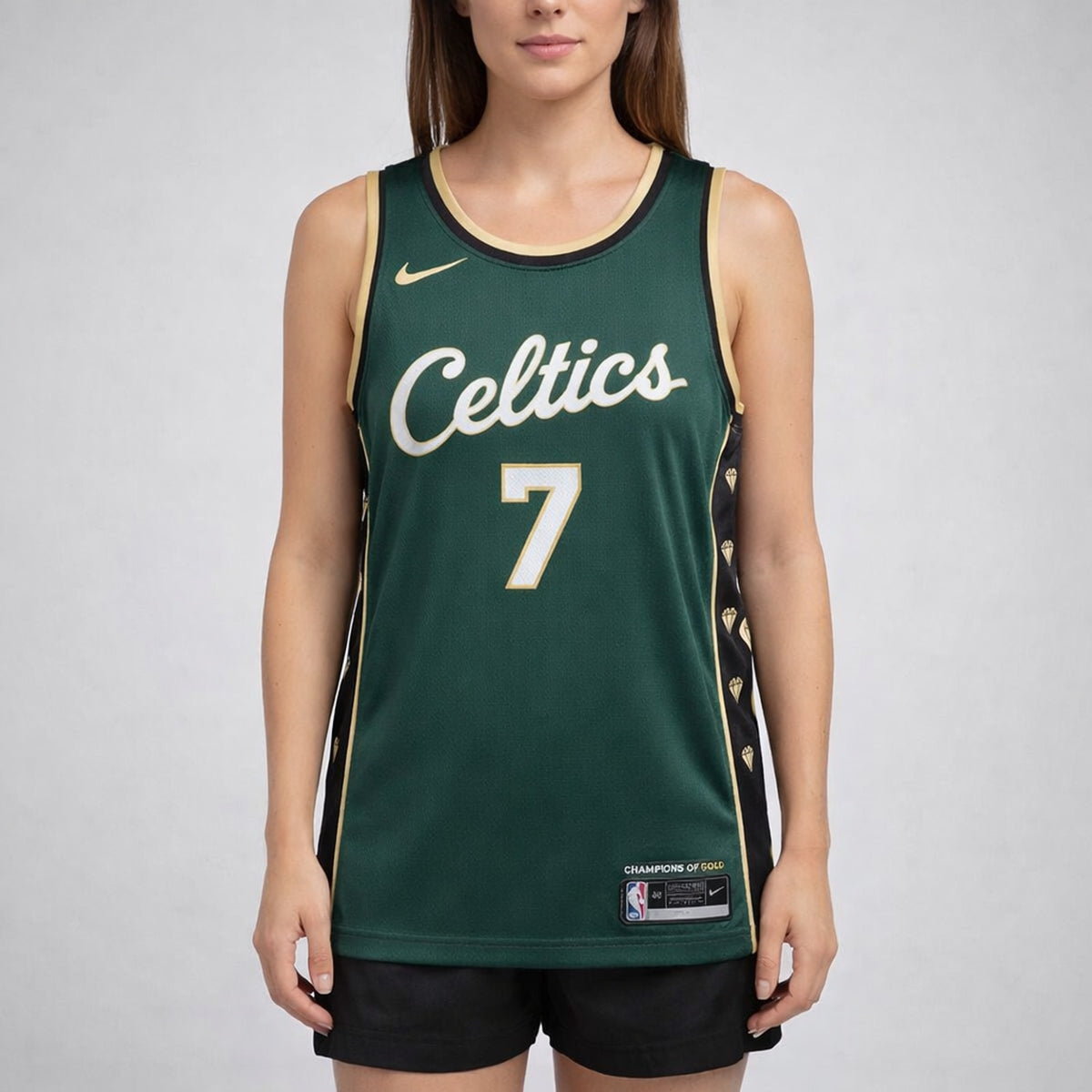 Brown 7 Celtics Basketball Jersey - 5