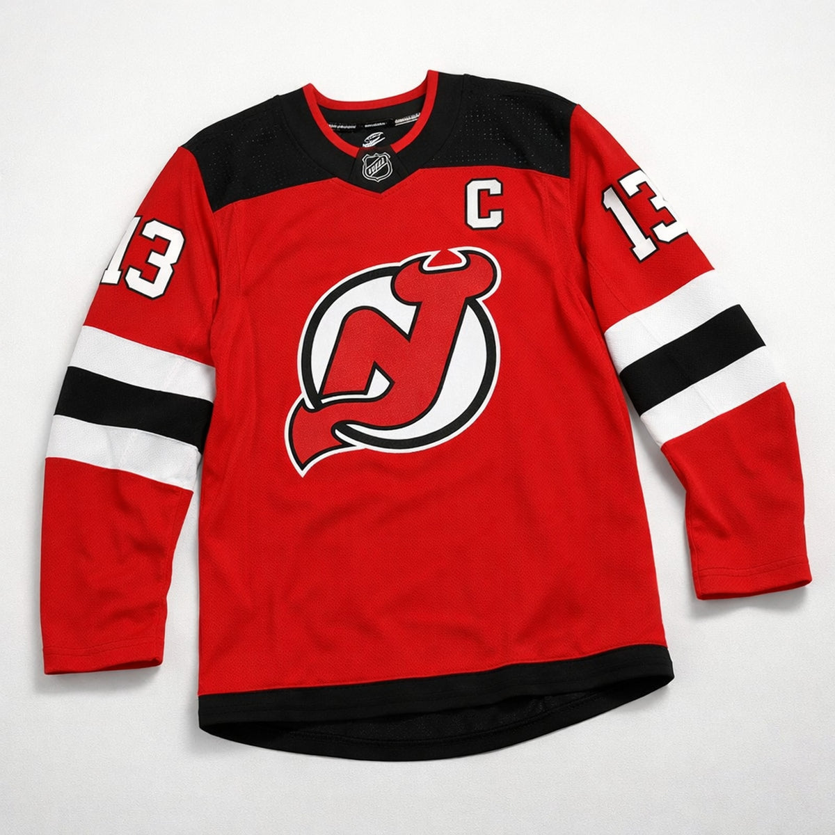 Hischier 13 Devils Hockey Jersey - 3