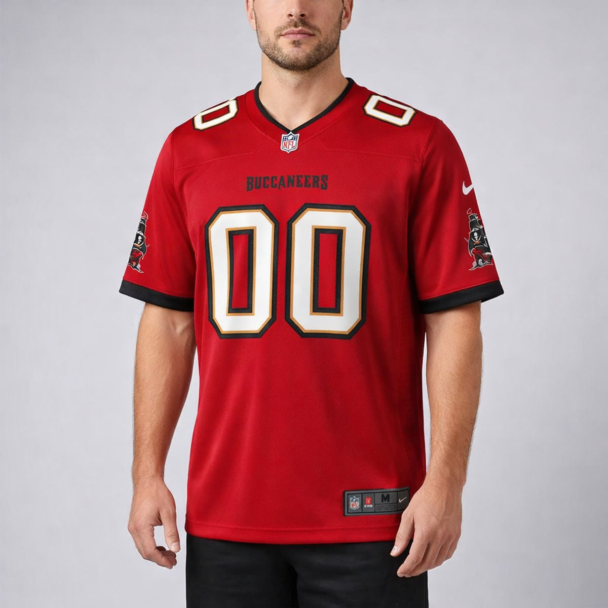 Red Tampa Bay Football Jersey – Custom Name and Number - 4