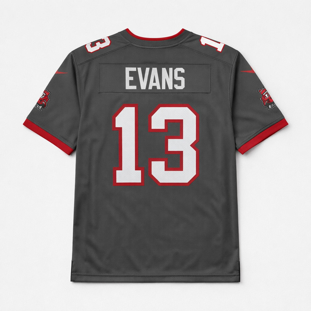 Evans 13 Tampa Bay Pewter Football Jersey - 2