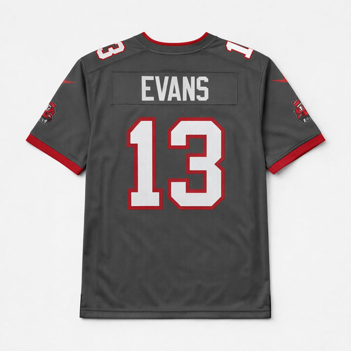 Evans 13 Tampa Bay Pewter Football Jersey