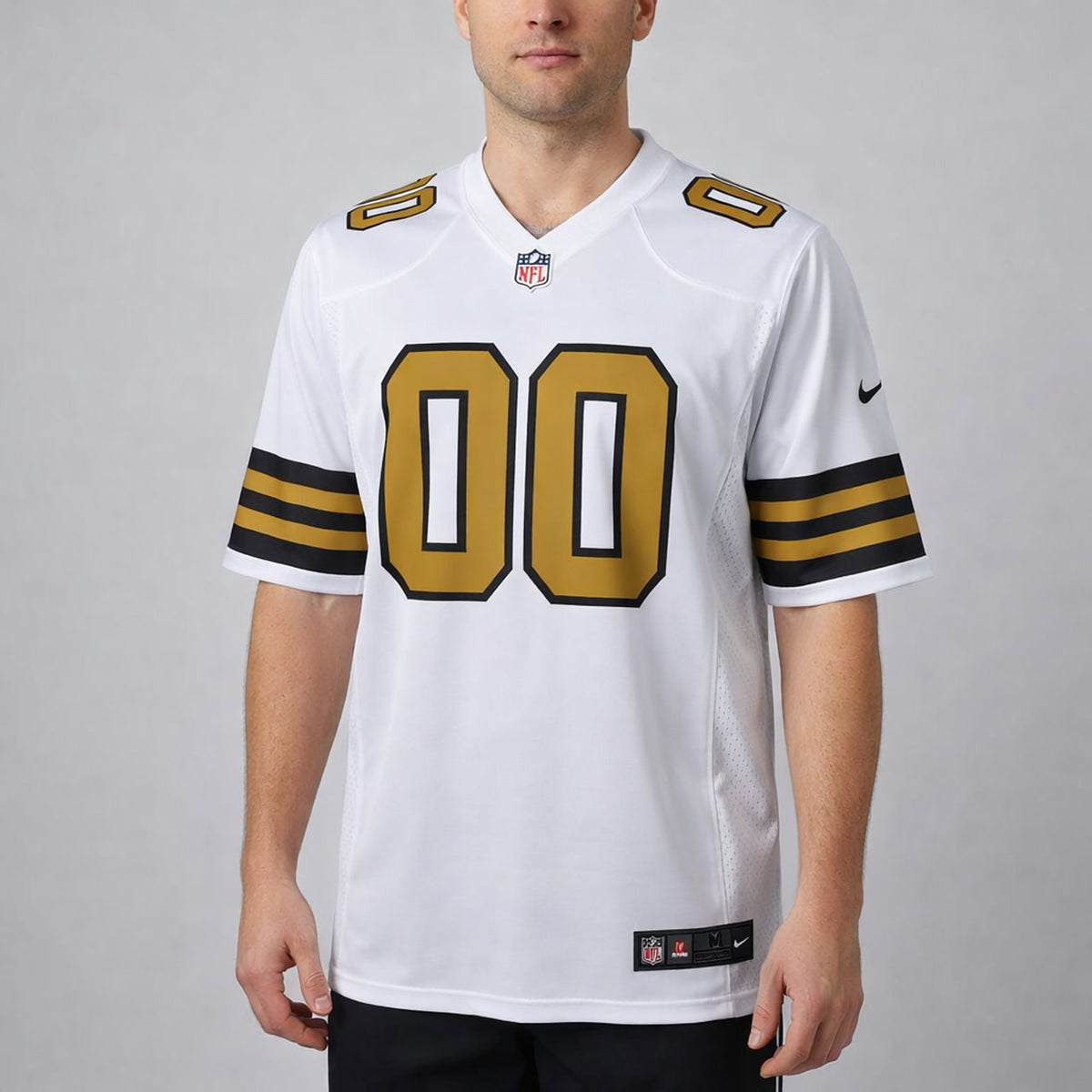 New Orleans Any Name 00 Football Jersey - 4