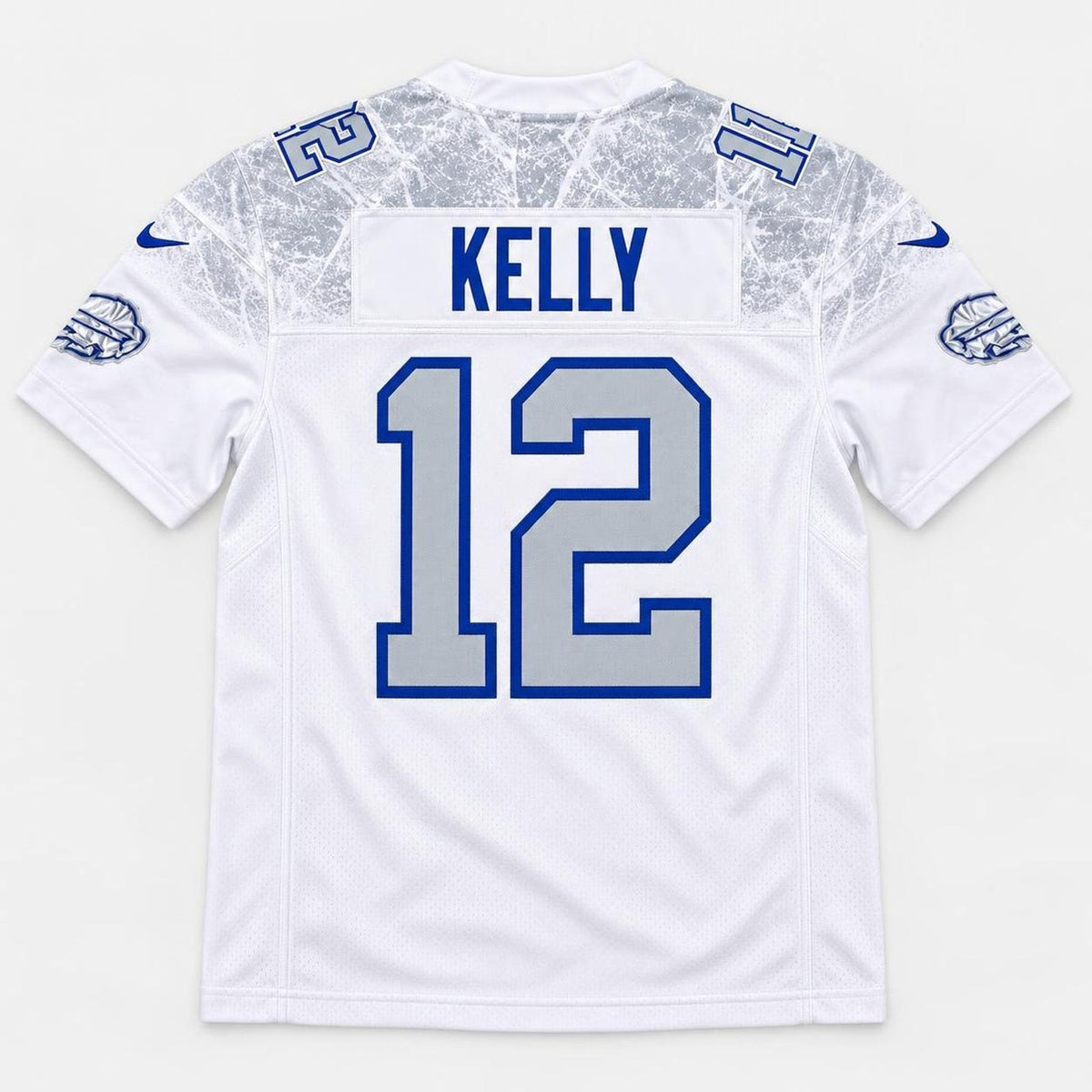 Kelly 12 Buffalo Frost Football Jersey - 6