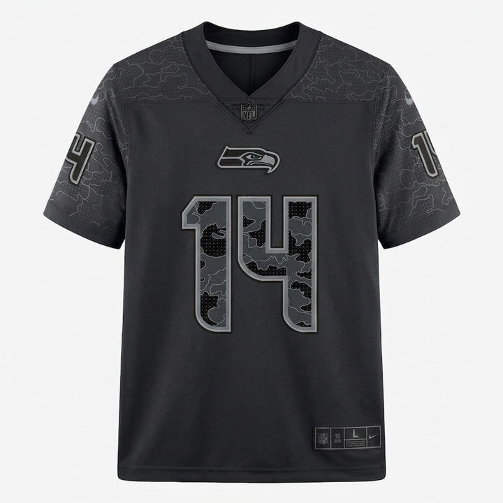 Metcalf 14 Black Football Jersey