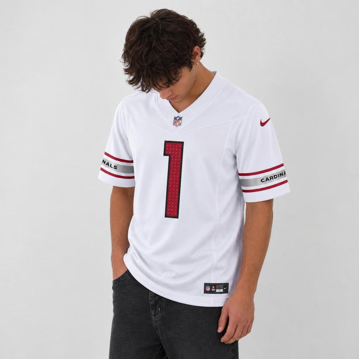 Murray 1 Arizona Cardinals White Football Jersey - 2