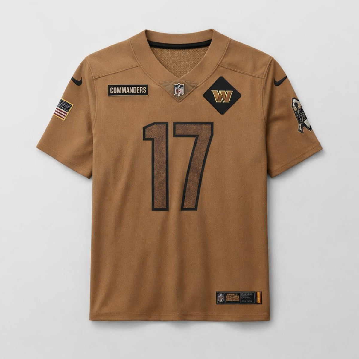 McLaurin 17 Washington Brown Football Jersey - 1