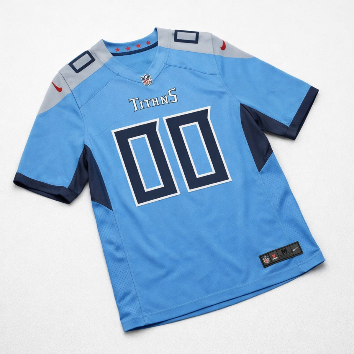 Light Blue Football Jersey – Custom Name and Number - 3