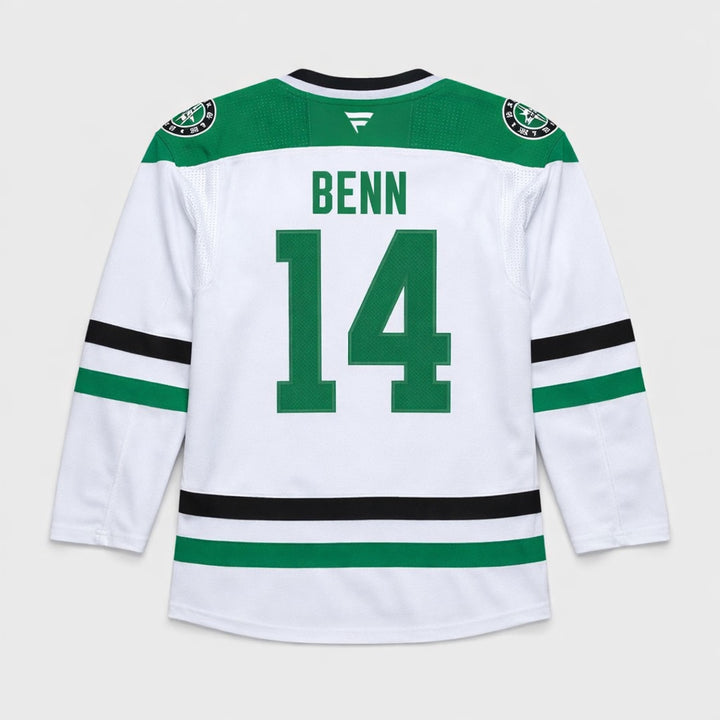 Dallas Stars White Green Hockey Jersey