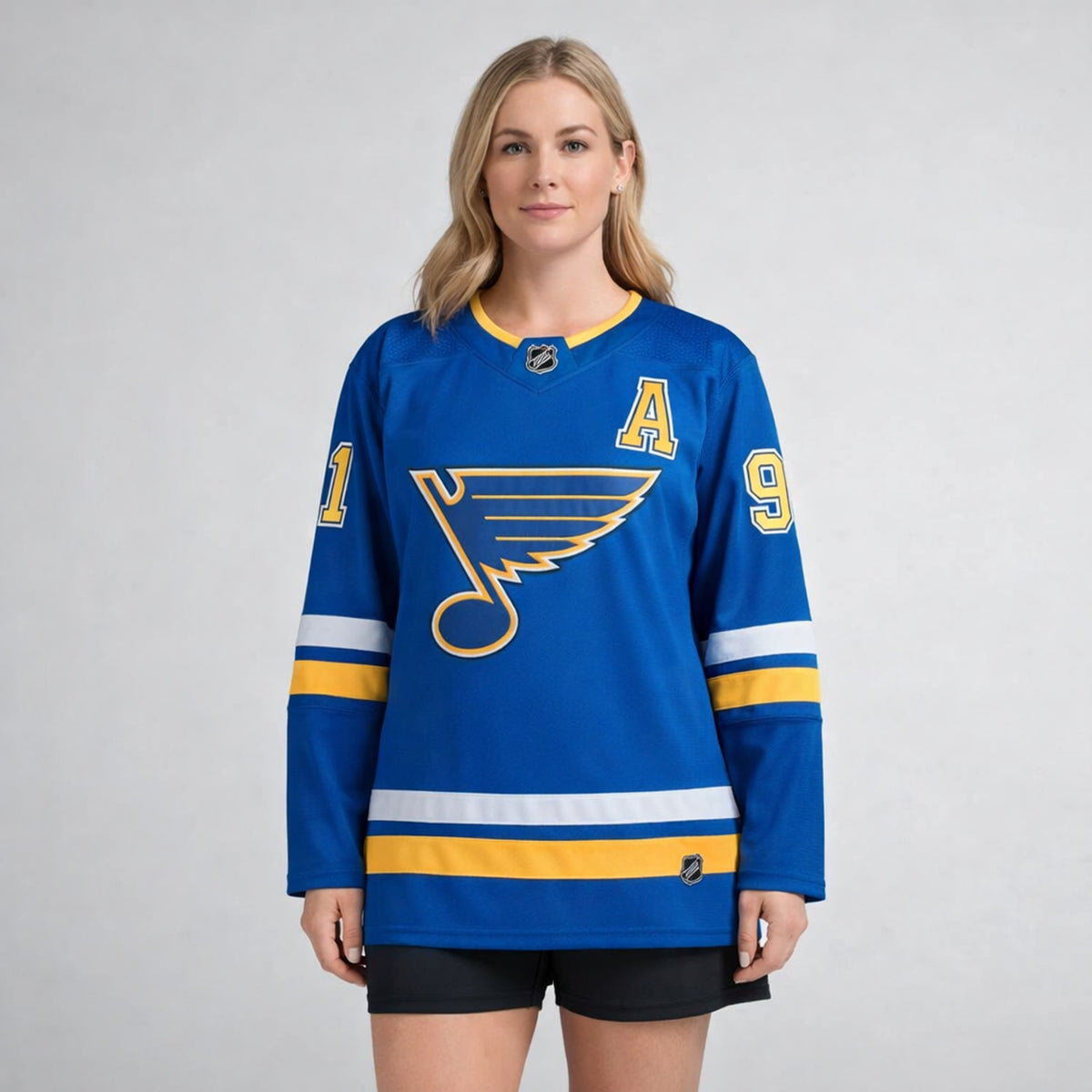 Tarasenko 91 Blues Hockey Jersey - 4