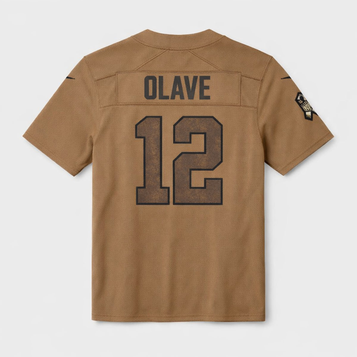 Olave 12 Saints Football Jersey Salute To Service - 2