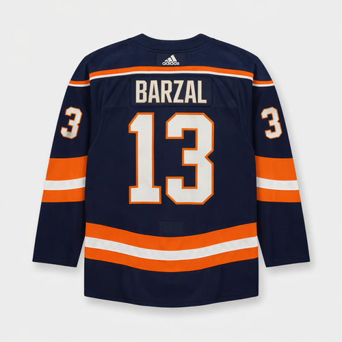 Barzal 13 Islanders Navy Hockey Jersey - 2