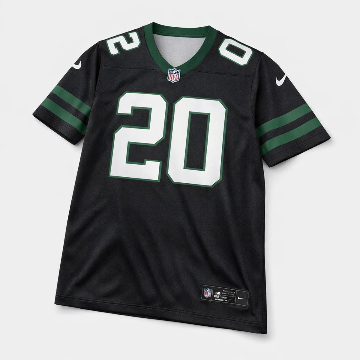 Hall 20 Black Football Jersey - 3