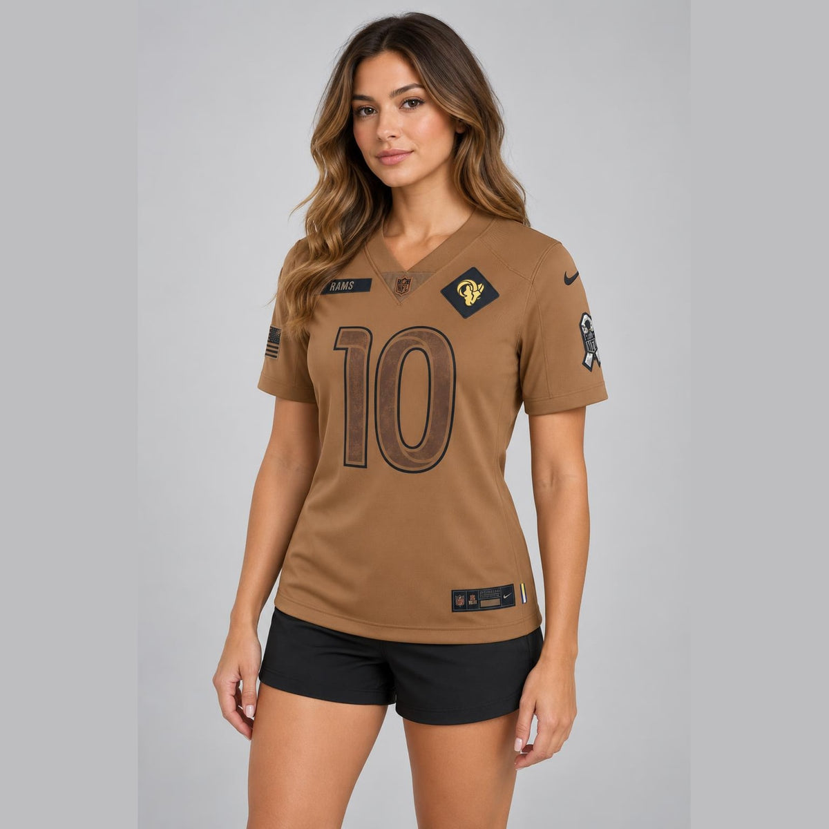 Kupp 10 Rams Brown Football Jersey - 5