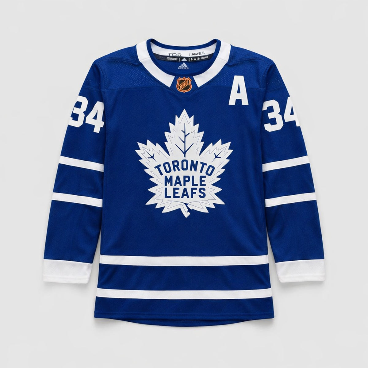 Matthews 34 Toronto Maple Leafs Blue Hockey Jersey - 1