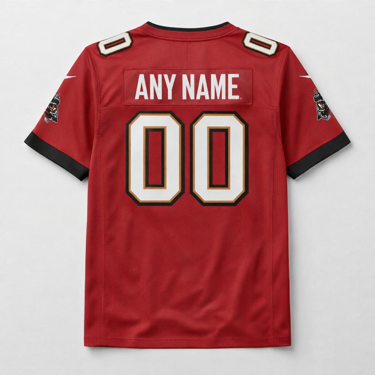 Red Tampa Bay Football Jersey – Custom Name and Number - 2