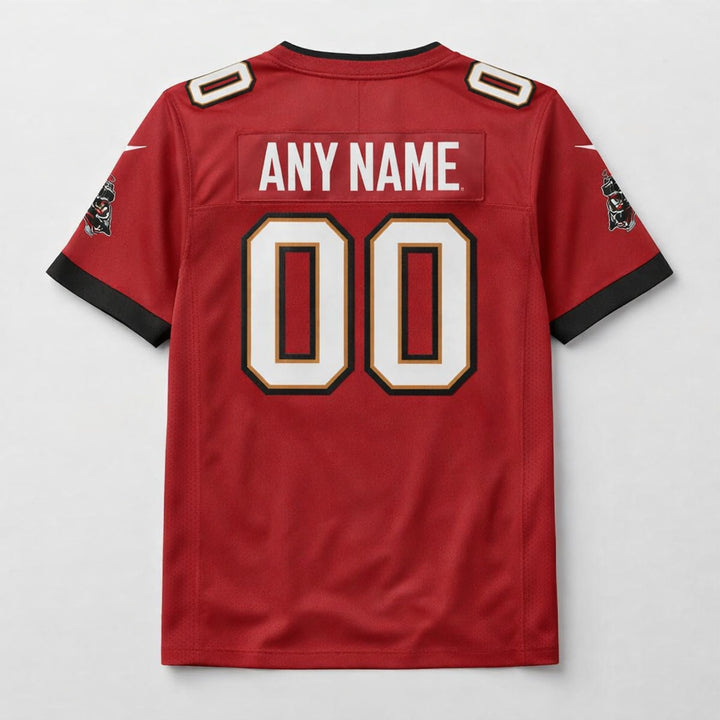 Red Tampa Bay Football Jersey – Custom Name and Number