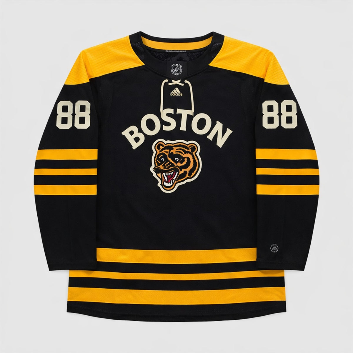 Pastrnak 88 Boston Hockey Jersey - 1