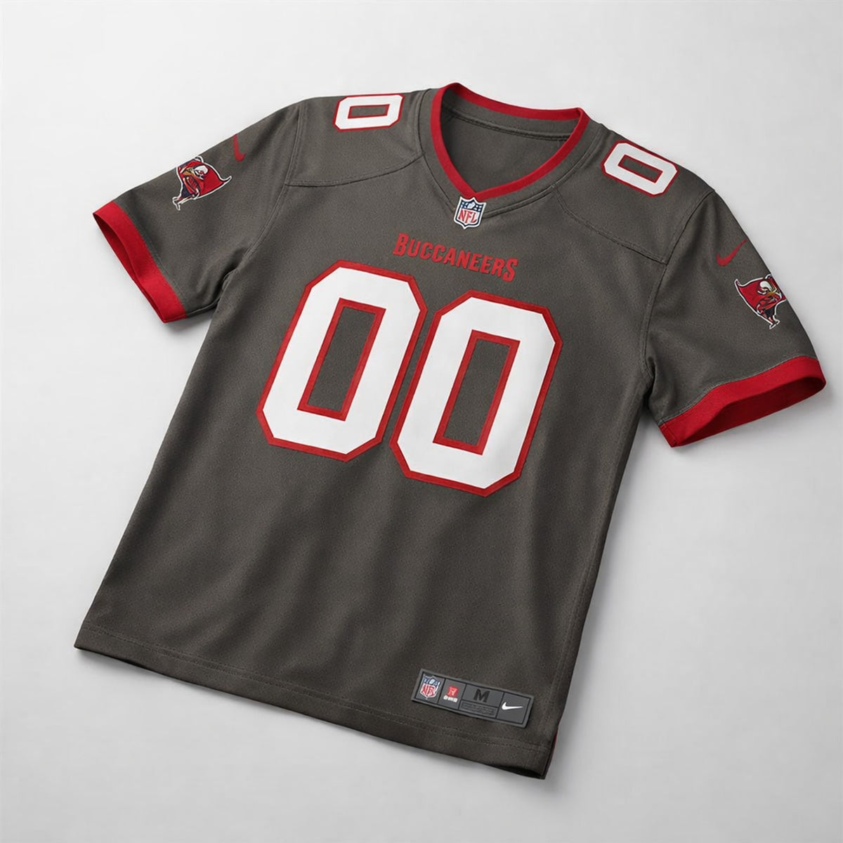 Pewter Tampa Bay Football Jersey – Custom Name and Number - 3