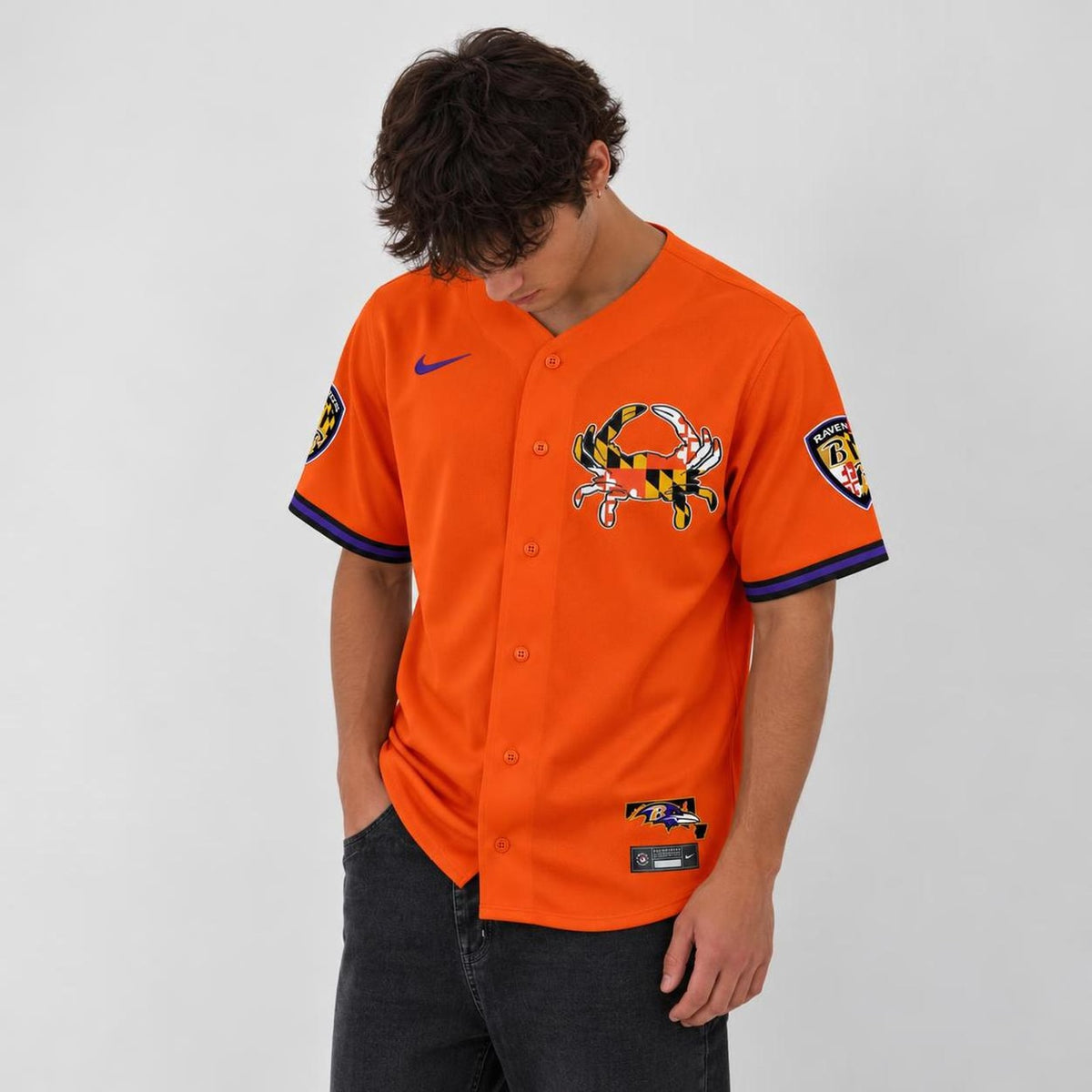 Bird Crest Baseball Jersey - Custom Name and Number - 9
