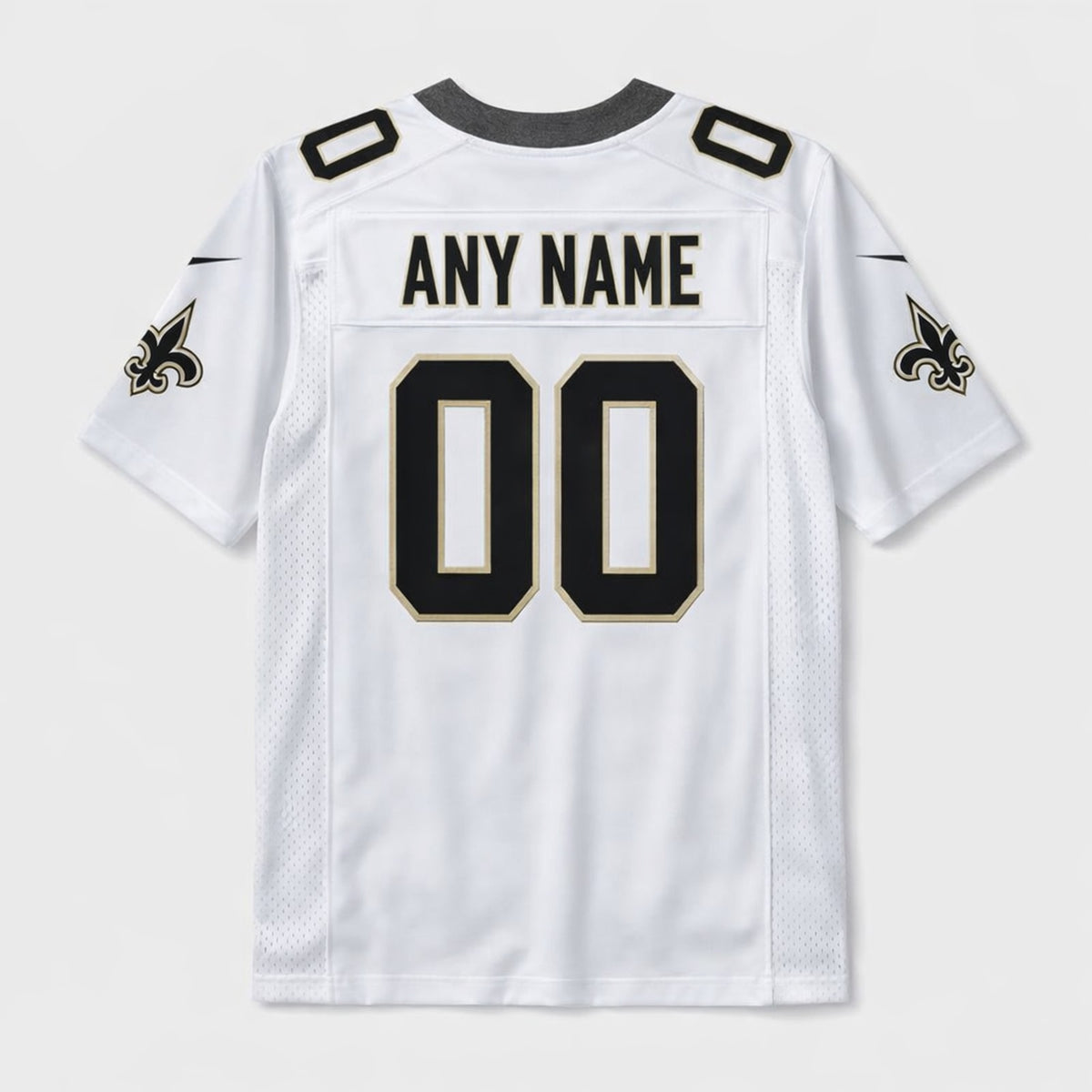 New Orleans Saints White Custom Football Jersey - 2