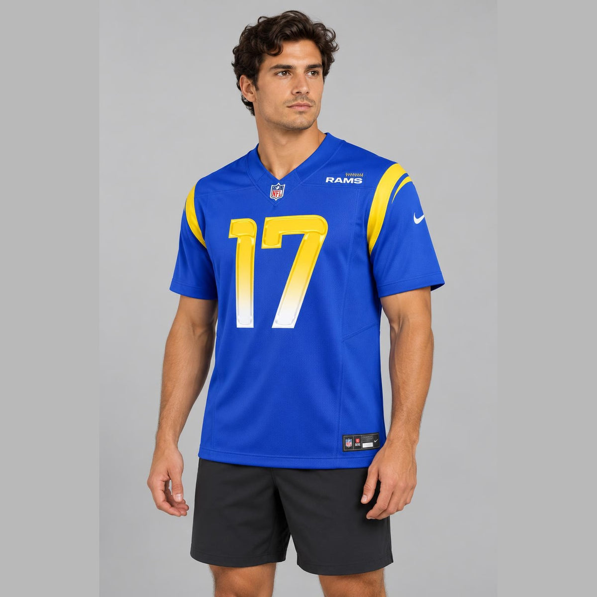 Nacua 17 Royal Football Jersey - 4