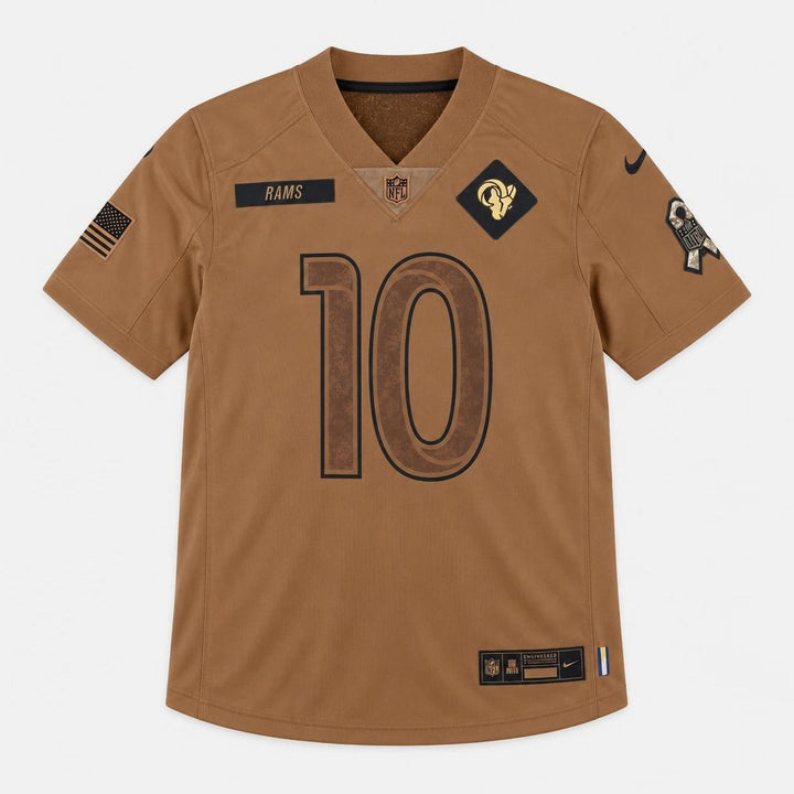Kupp 10 Rams Brown Football Jersey