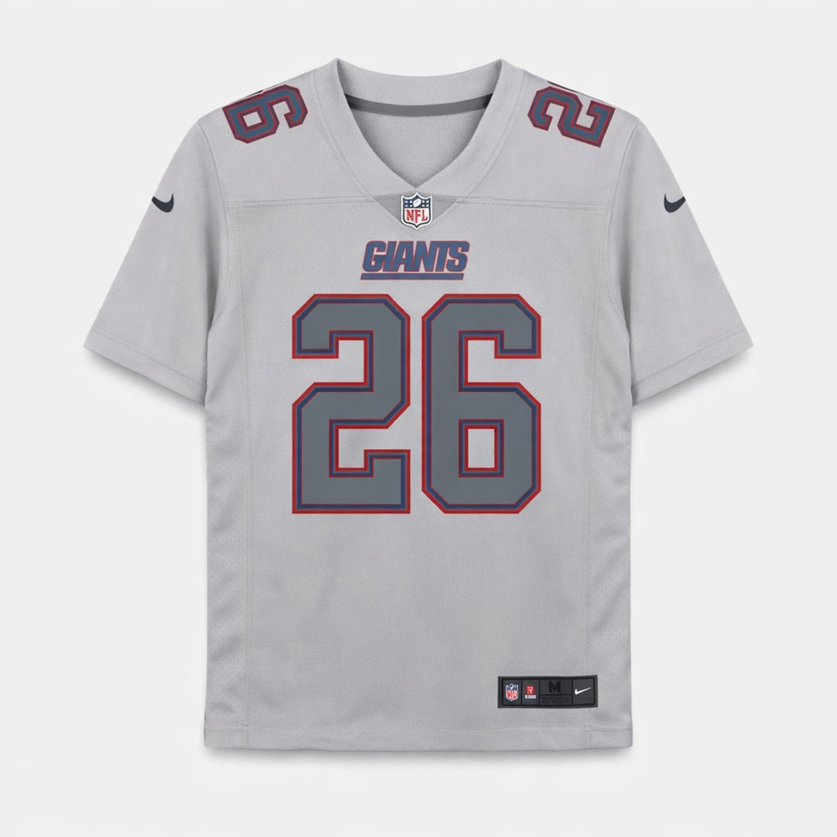 Barkley 26 Giants Football Jersey Gray - 1