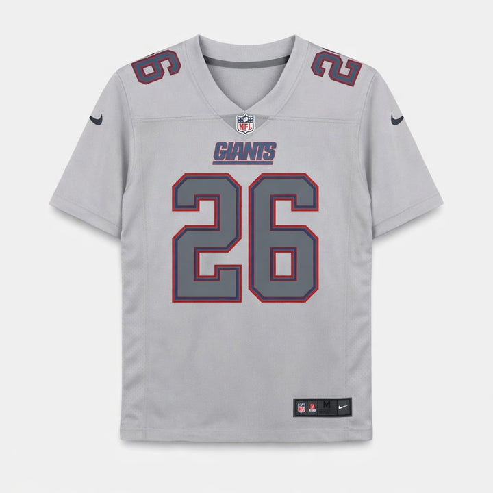 Barkley 26 Giants Football Jersey Gray