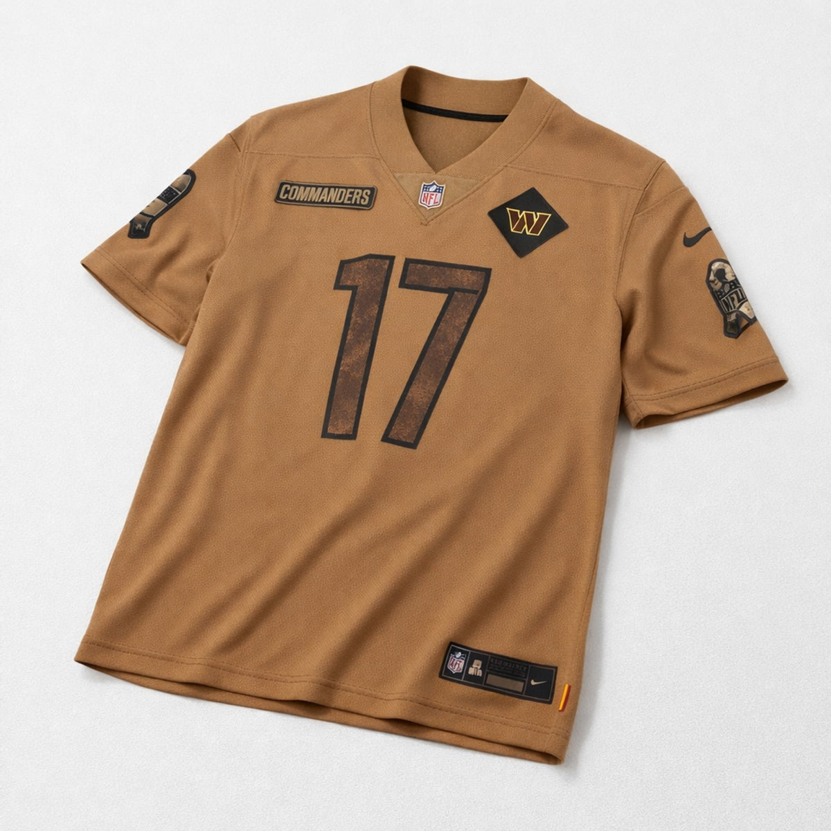 McLaurin 17 Washington Brown Football Jersey - 3