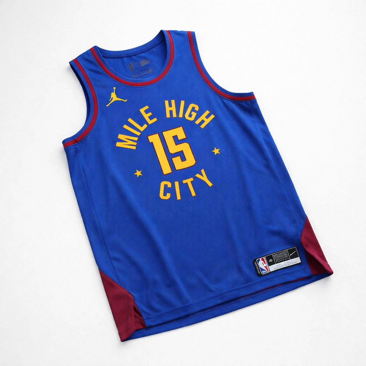 Jokić 15 Mile High City Basketball Jersey - 3