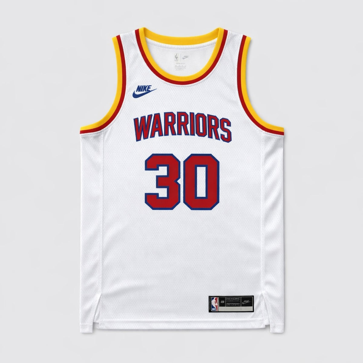 Curry 30 Warriors White Basketball Jersey - 1