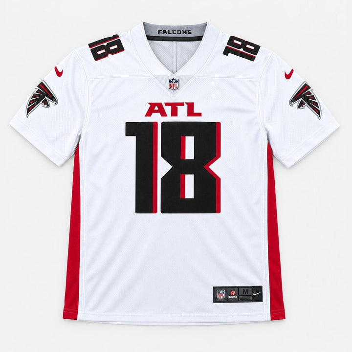 Ridley 18 Atl White Football Jersey