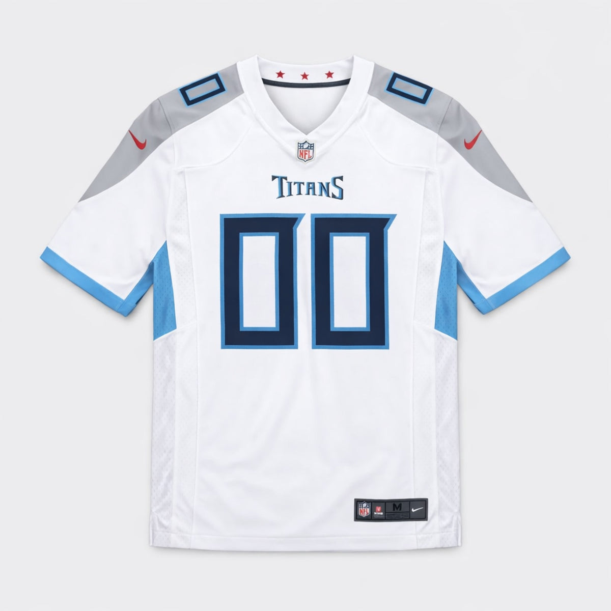 Titans 00 White Football Jersey - 1